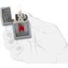 Зажигалка Zippo Classic 29650 Street Chrome