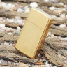 Zippo Slim 1654B, золотистый матовый