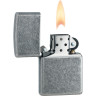 Zippo Classic 121FB — матовая зажигалка-свеча